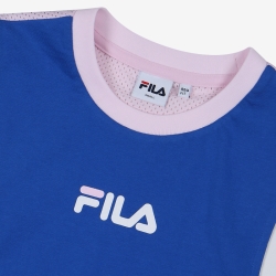 Fila Back Panel Mesh Sleeveless - Naisten Mekot - Pinkki | FI-39802